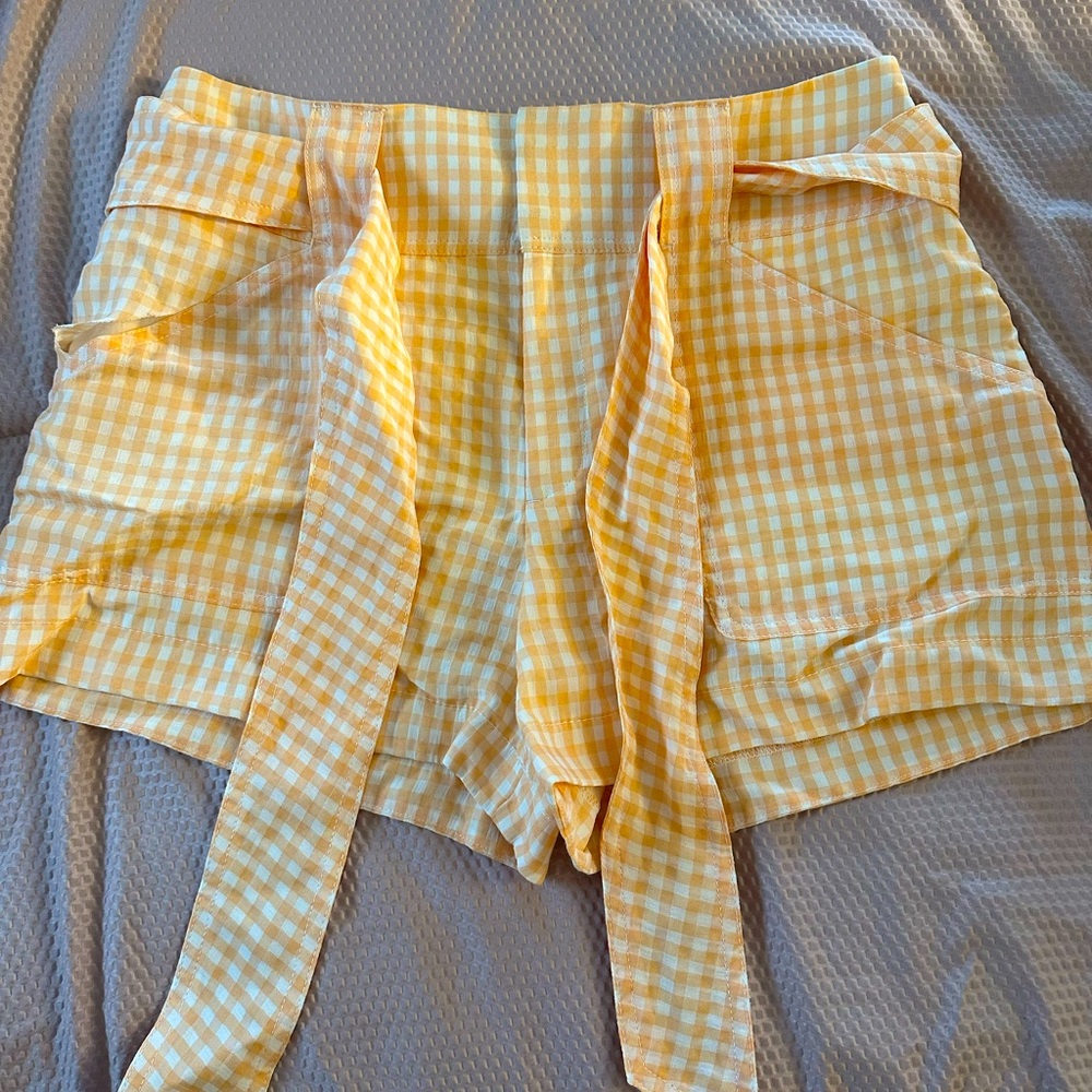 Club Monaco checkered shorts